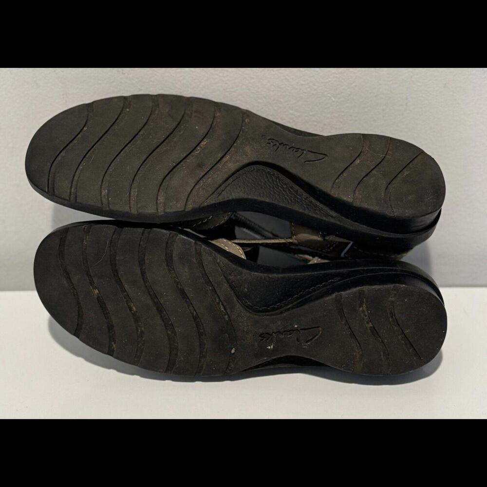 Womens Clark Shoes Size 8N Leather Upper Tan - Picture 5 of 6